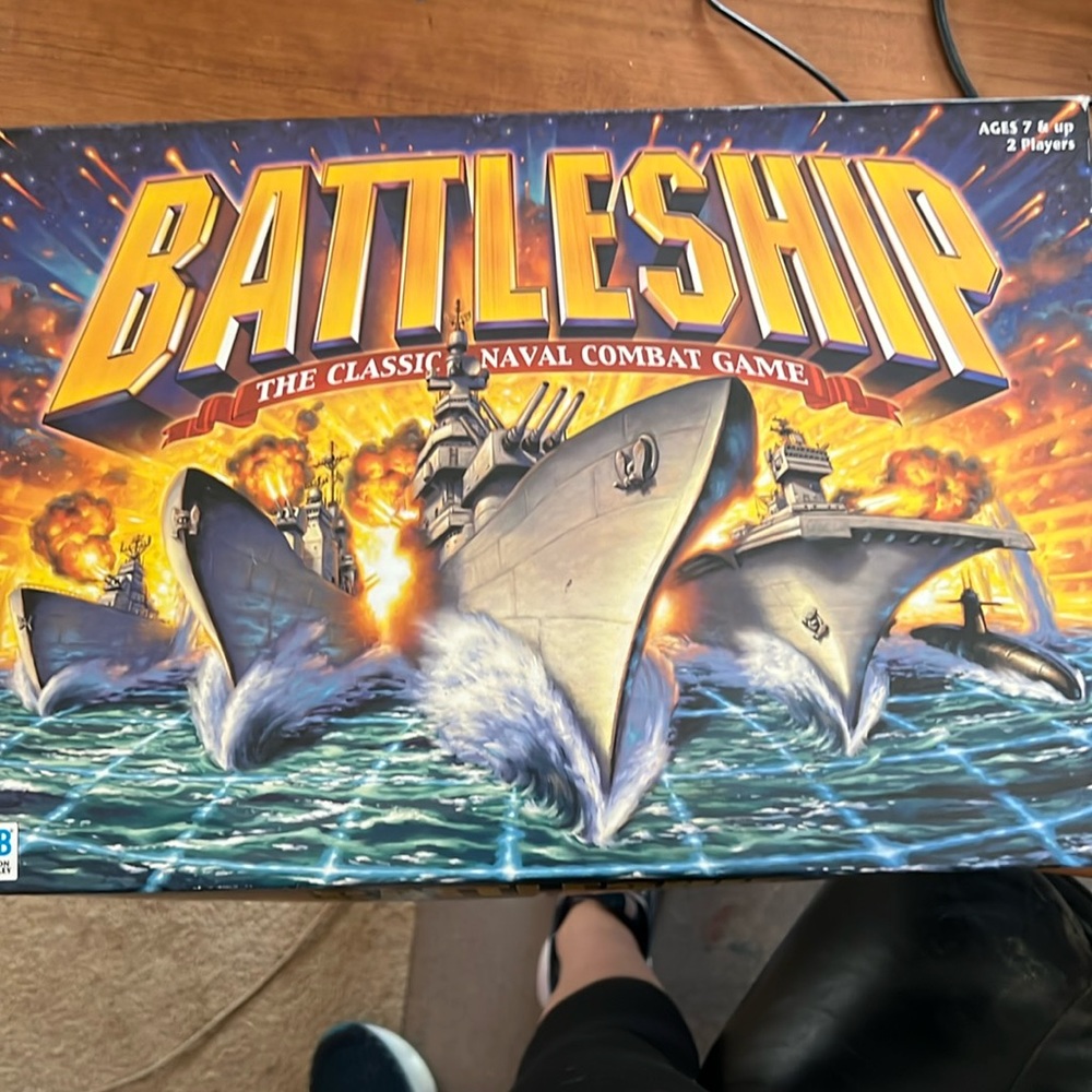 Battleship game.